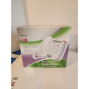 Radio Shack 20 Number Memory Speakerphone Convenient Hands Free Calling 43-3911